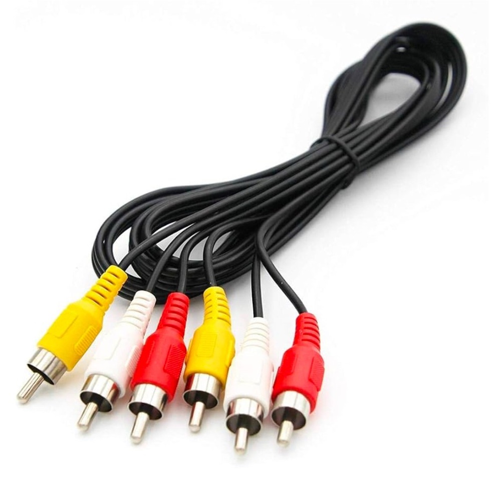 Audio Video Cable,Composite Cord RCA to RCA M/Mx3,AV Cable for TV,DVD,VCD etd.